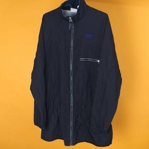 (P) Brooks activent Men Jacket sport gym windbreaker REFLECTIVE black sz L